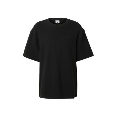 T-Shirt KARL KANI "Karl Kani Signature Waffle T-Shirt", Herren, Gr. S, schwarz, 100% Baumwolle, unifarben, oversize, Rundhals, Shirts T-Shirt