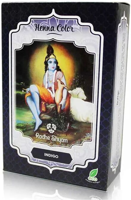 Radhe Shyam Henna Cor Índigo Eco 100g