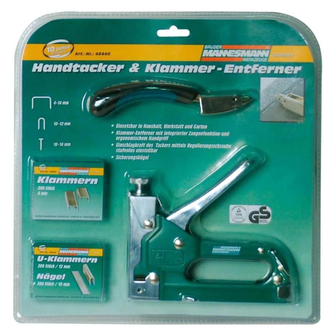 Mannesmann Handtacker Starterpack (Tacker) (M48440)