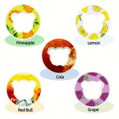 Bear Fruit Drink Flavor Pod With Creative Flavor Ring For Water Bottles And Sports Cups bear