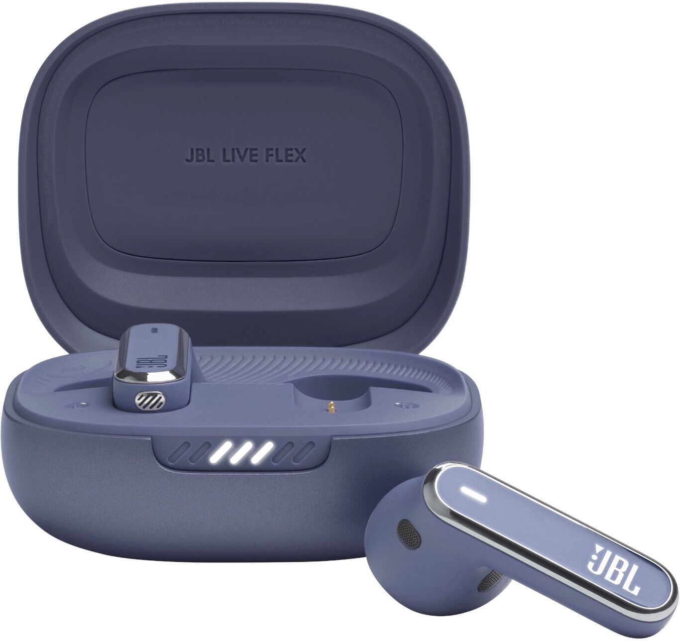 JBL wireless In-Ear-Kopfhörer "LIVE Flex", blau, B:15cm H:10cm T:20cm, Kopfhörer, wireless In-Ear-Kopfhörer