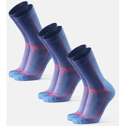 LONG DISTANCE RUNNING CREW SOCKEN - 3-Pack - Blau - 39-42