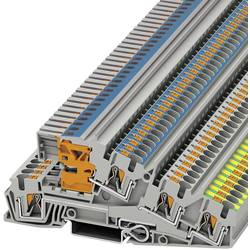 Phoenix Contact 3214047 Dreistock-Schutzleiterklemme 6.2 mm Zugfeder Belegung: PE Grau 50 St. Piece