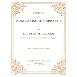 Die Technik meiner musikalischen Sprache Text und Musikbeispiele, Fachbücher