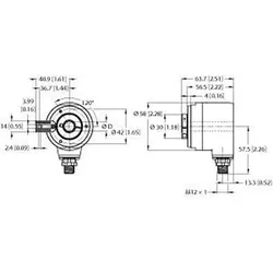 Turck Absoluter Drehgeber REM-104H1 #100011406