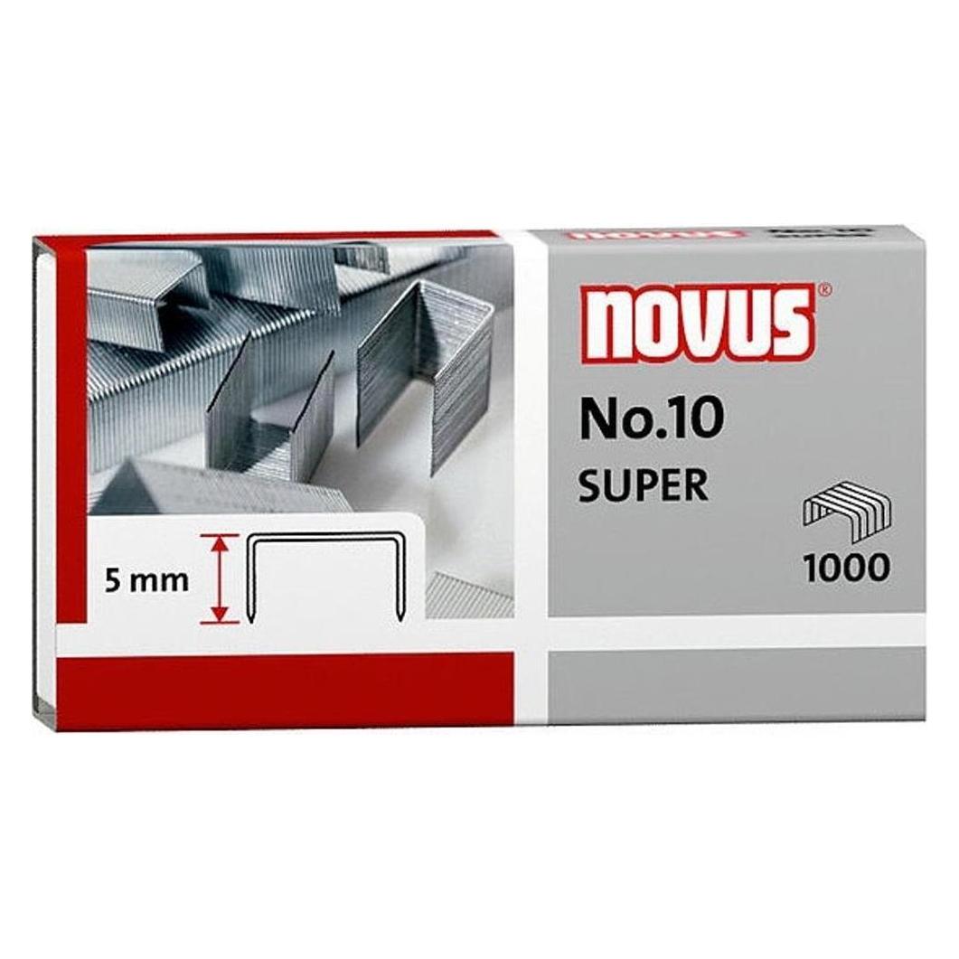 Novus Heftklammer Produktverwendung: Heftgeräte, Heftzange Typbezeichnung der Heftklammern: No. 10 (1000x) (040-0003)