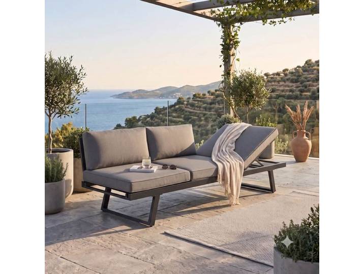 OUTLIV. Lucca Gartenloungesofa Aluminium/Polyester