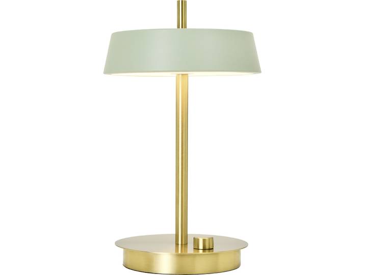 Tischlampe Ellis olive/messing Metall H 30 cm 790 lm - LED - Lichtfarbe: Extra warmweiss - LED Energiesparlampen