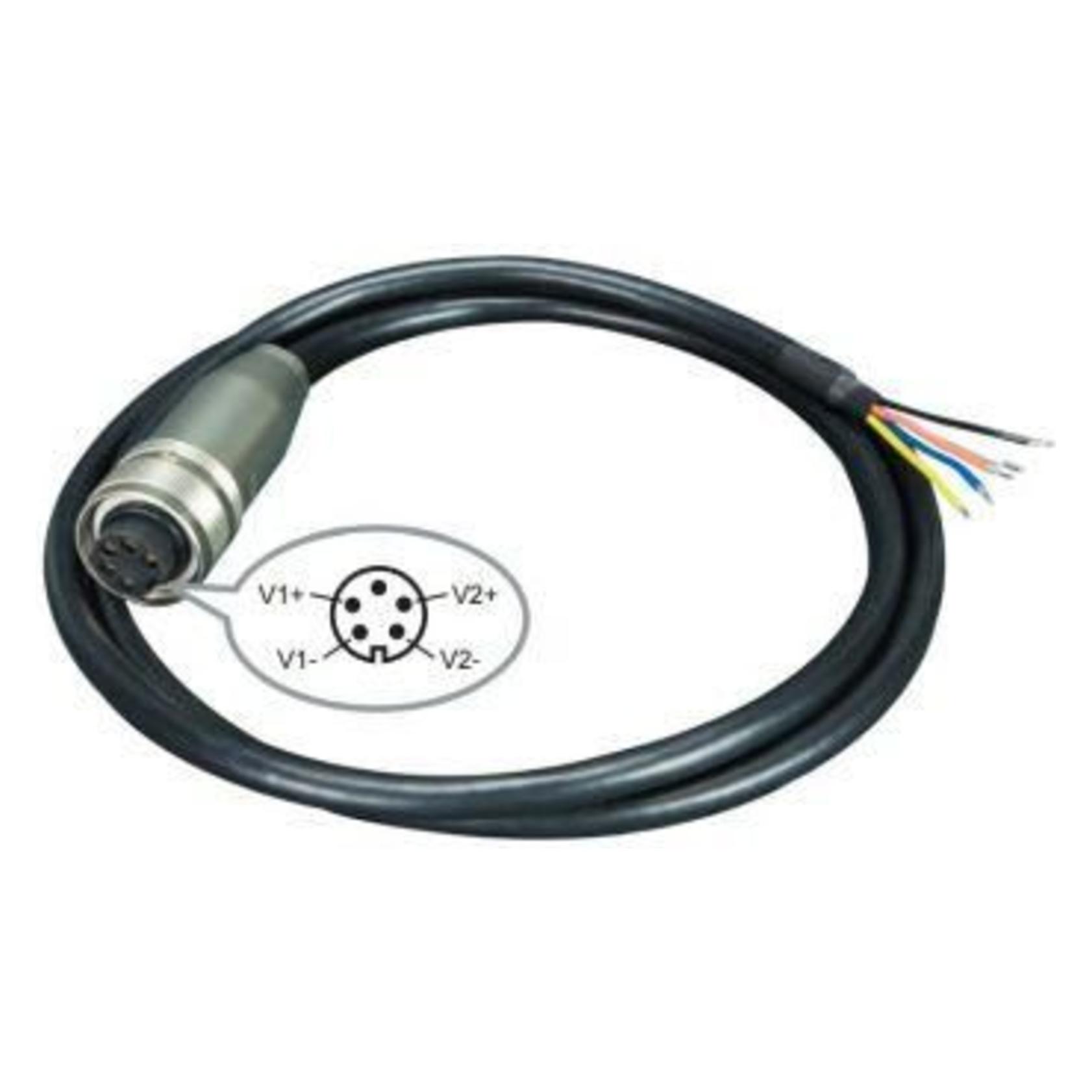 Planet 5-pin M23 Female to bare (Stromkabel) (CB-M23F5F-120)