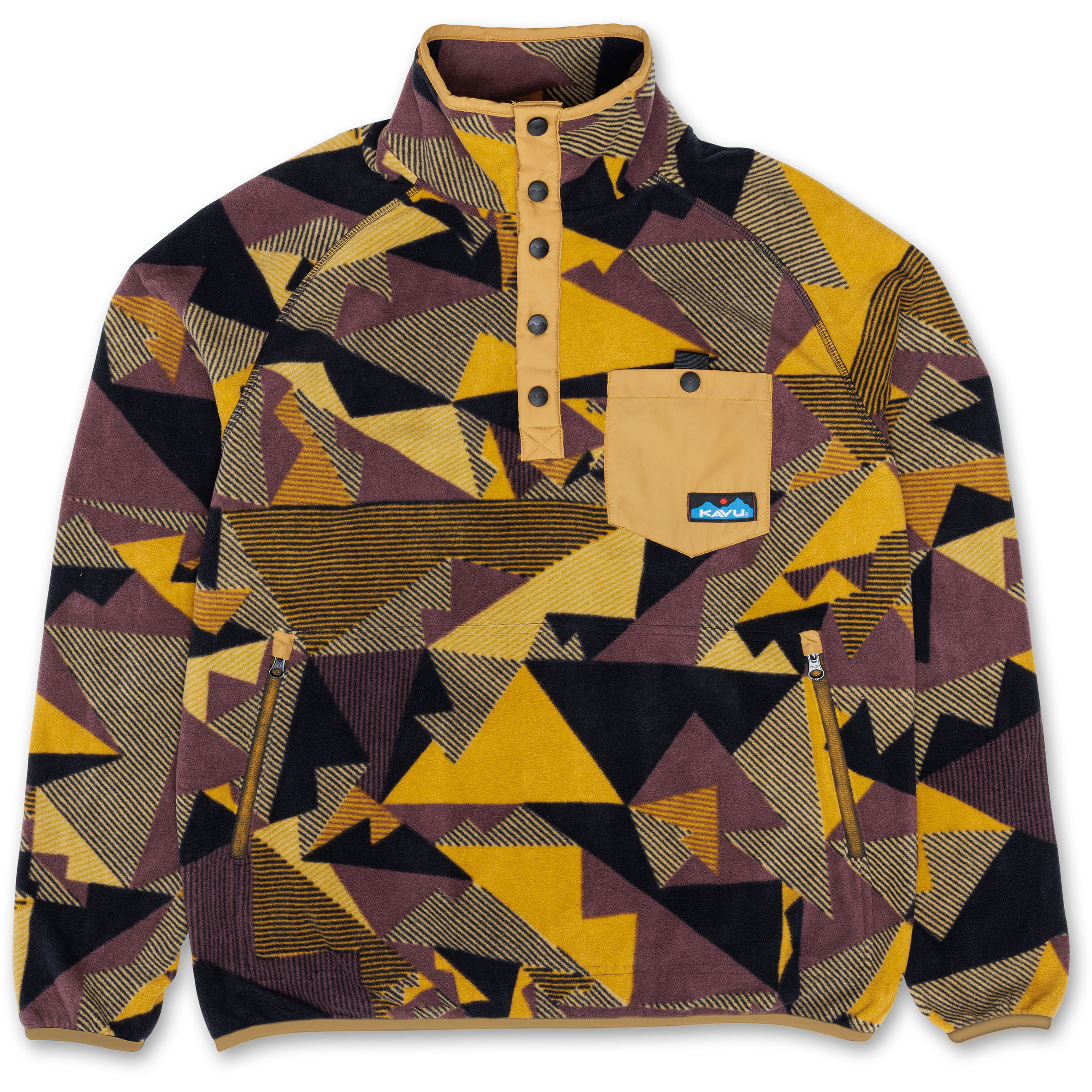 Kavu Teannaway Herren Pullover braun Größe M Lifestyle Elastisch