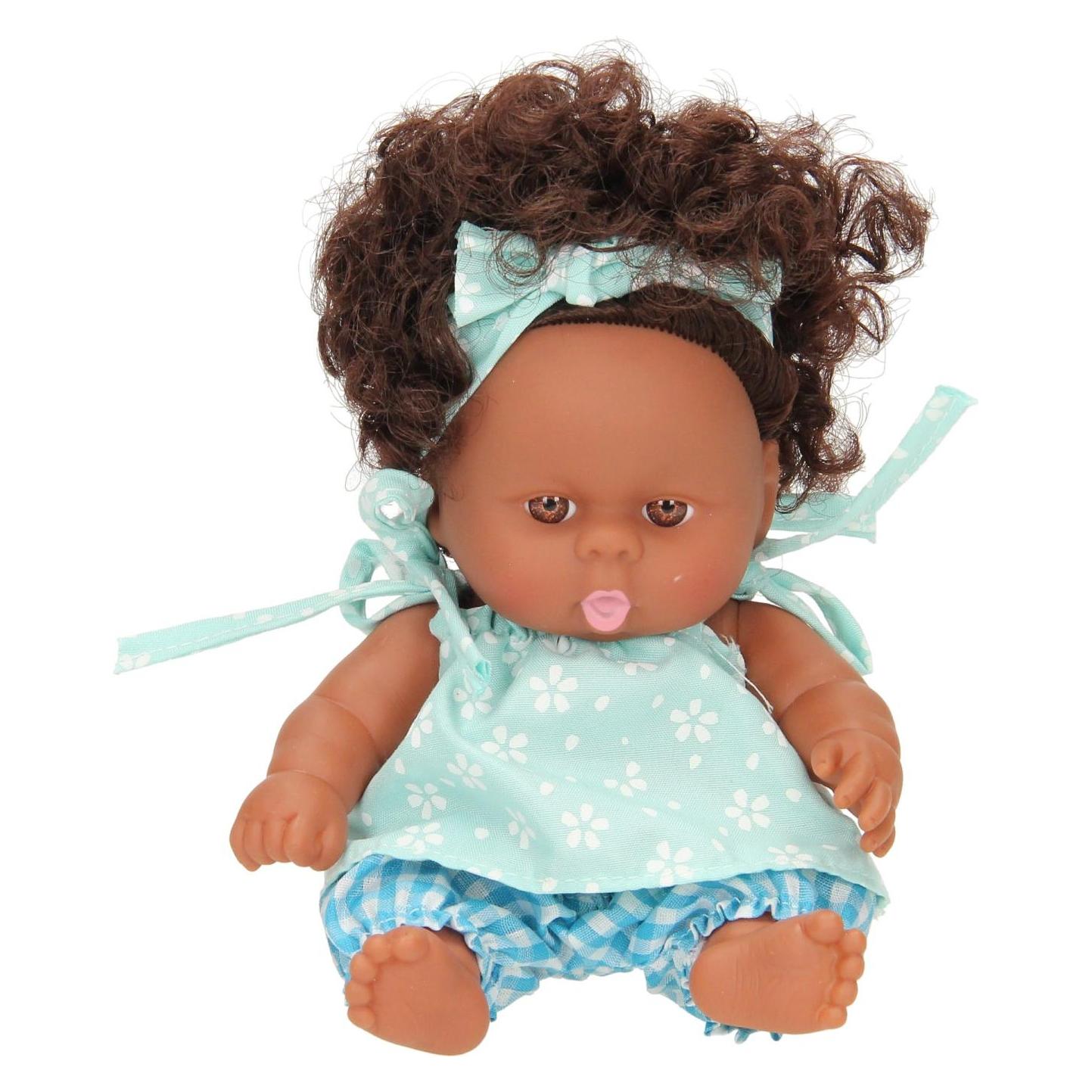 Babypuppe Locken mit Kleid, 22cm (48015267)