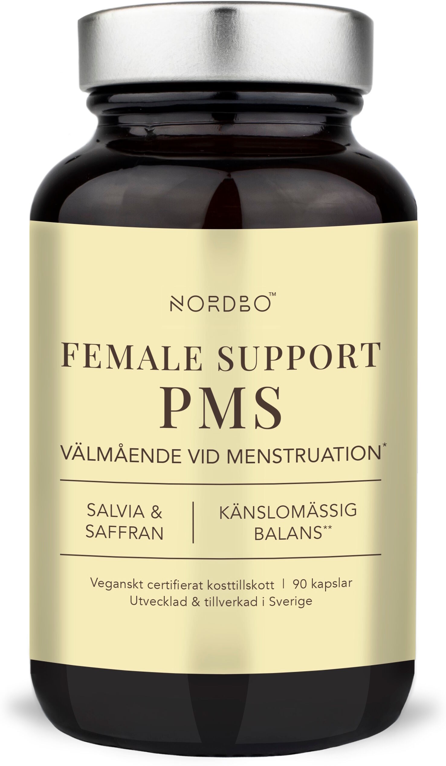 NORDBO Female Support PMS Kosttilskud 90 stk
