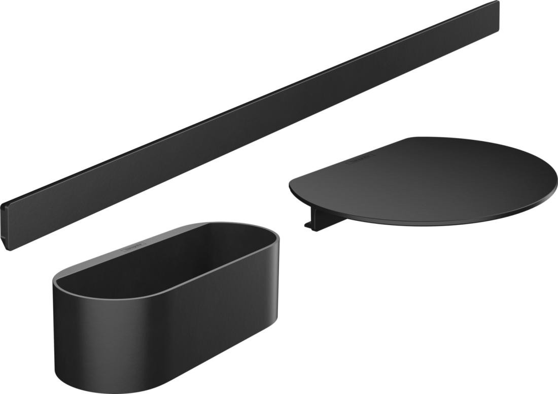 Hansgrohe Badkameraccessoireset, Matzwart