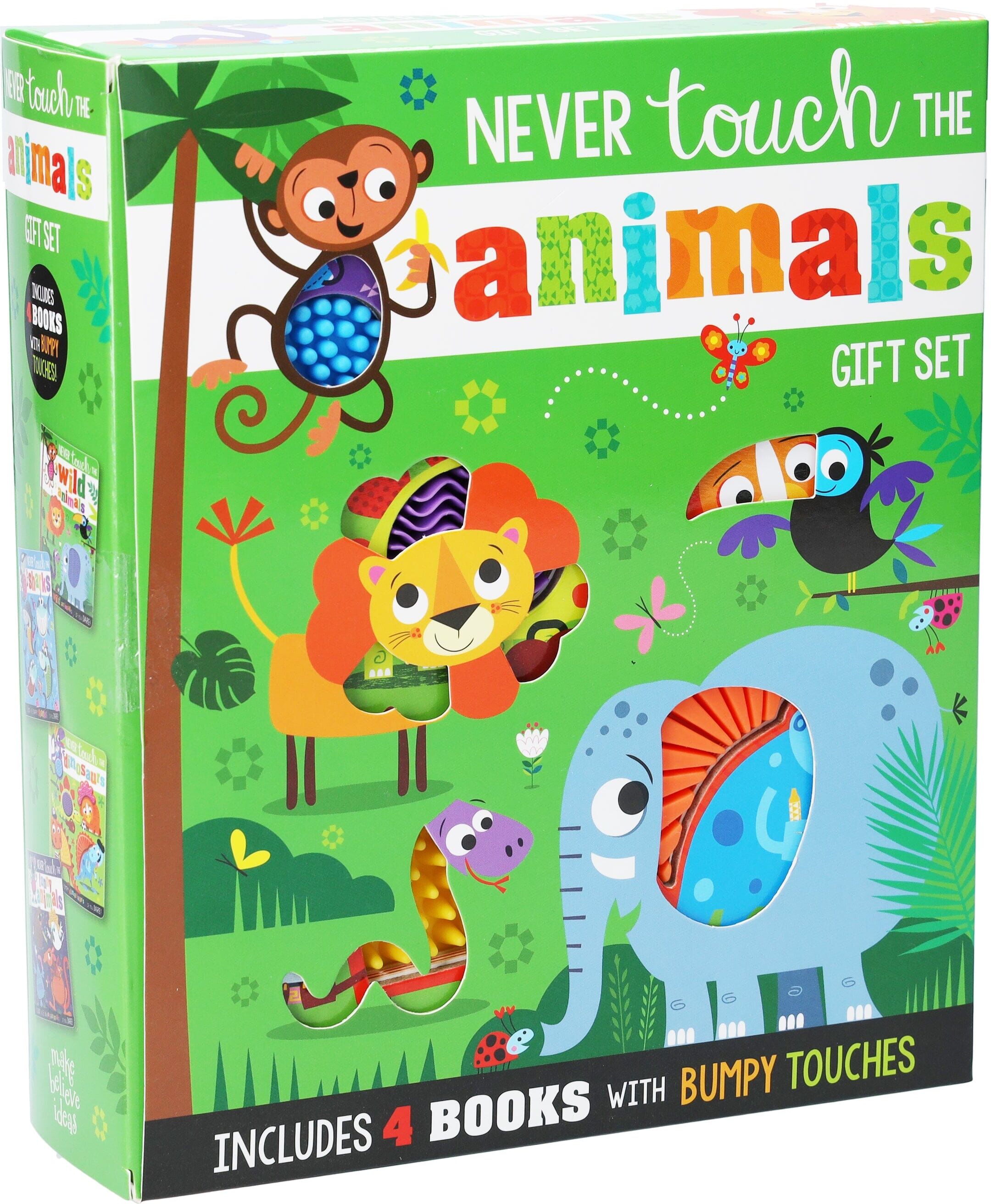 Never Touch The Animals Gift Set 4 Books Collection Box Set - Ages 1+ - Board Book Make Believe Ideas