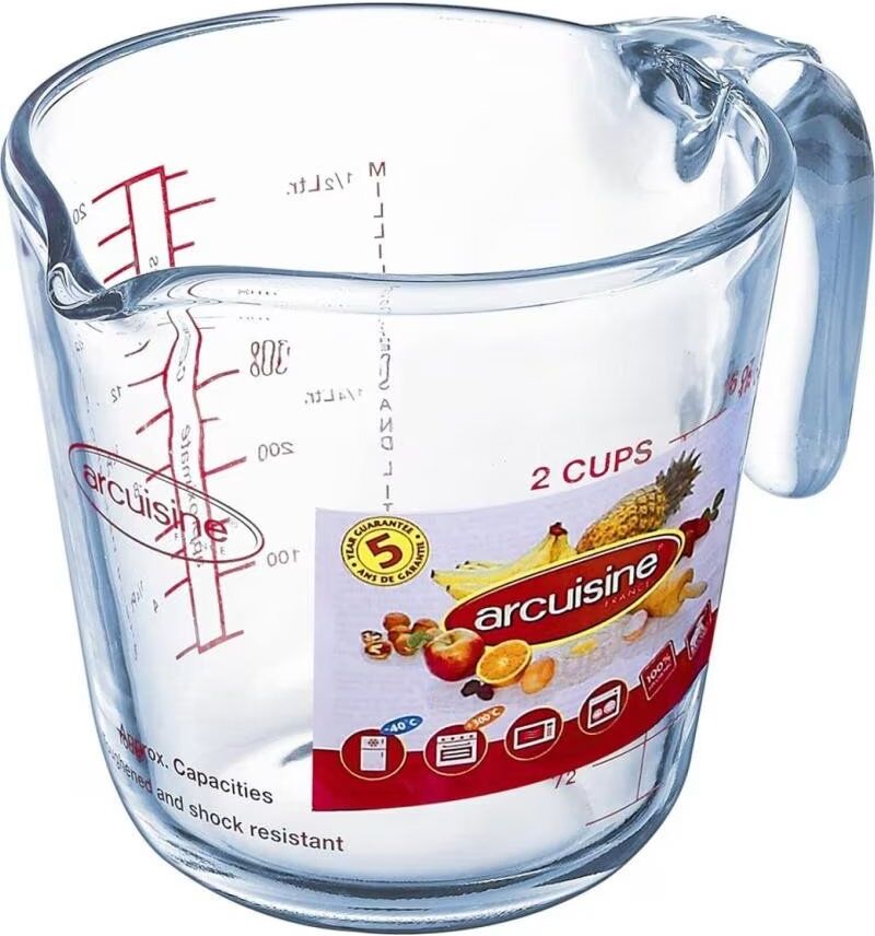 Jarra Medidora Ocuisine De Vidrio Borosilicato Transparente Talla Única Unisex