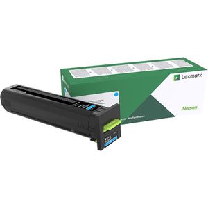 Lexmark Toner 72K20C0 Prebate, cyan, 8000 Seiten