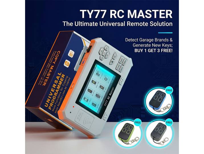 Systèmes de sécurité : Nouvel outil de serrurier TY77 avec fonction de décodage complète, machine à clés pour cartes intelligentes, copieur/lecteur/enregistreur RFID