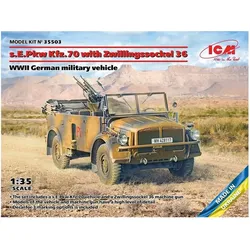 ICM s.E.Pkw Kfz.70 with Zwillingssockel 36, WWII German military vehicle