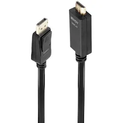 Lindy 36923 Videokabel-Adapter 3 m DisplayPort HDMI Typ A (Standard) Schwarz