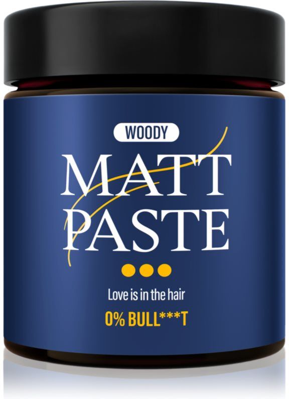Steve's Hair Paste Strong pâte coiffante matifiante Woody 90 g
