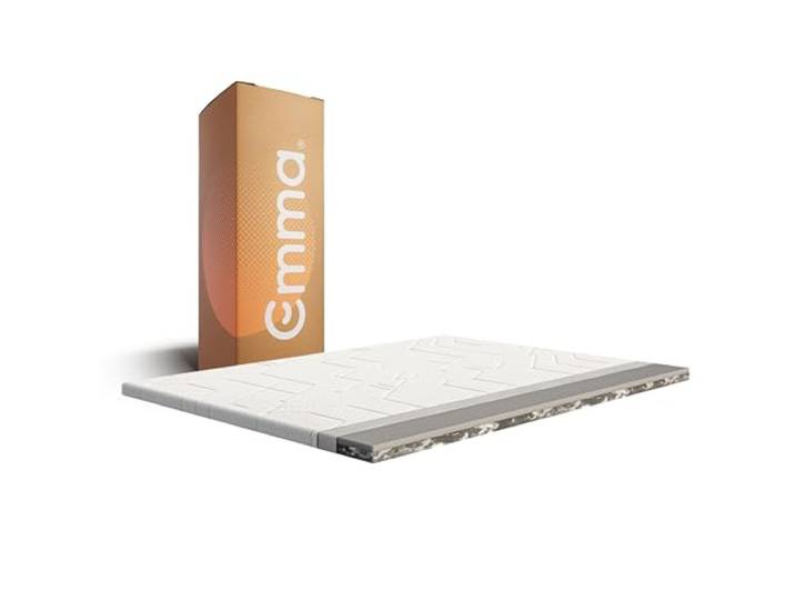 Emma Premium Topper 160x200 Atmungsaktiver & Klimaregulierender Matratzentopper 8 cm Höhe Waschbarer Bezug