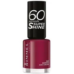 Rimmel London 60 Seconds Super Shine Nail Lacquer 340 Berries And Cream