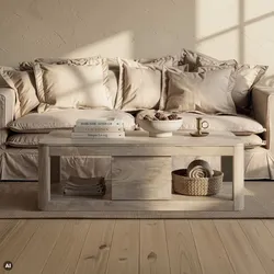 Couchtisch Mango 118x65x40 weiß lackiert TORONTO #352