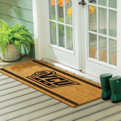 Evergreen Virginia Commonwealth University Monochrome Indoor/Outdoor Coir Door Mat