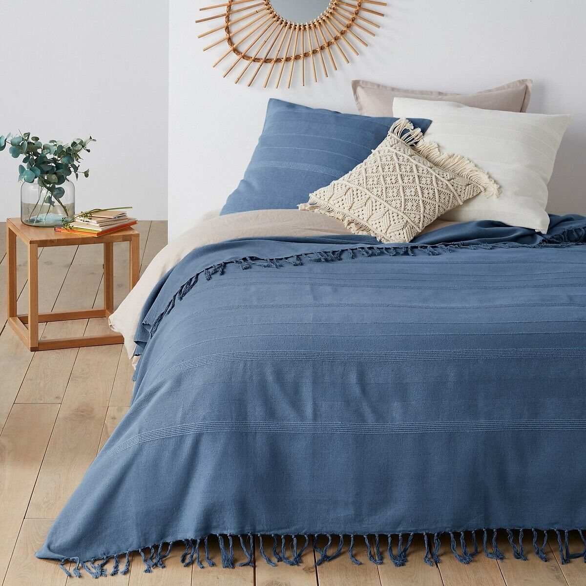 LA REDOUTE INTERIEURS Housse de coussin coton, Nedo