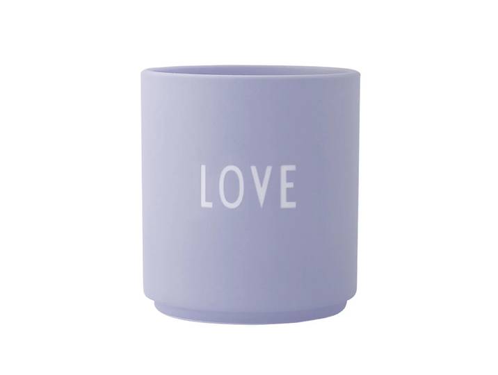 Design Letters - AJ Favourite Porzellan Becher, Love / flieder