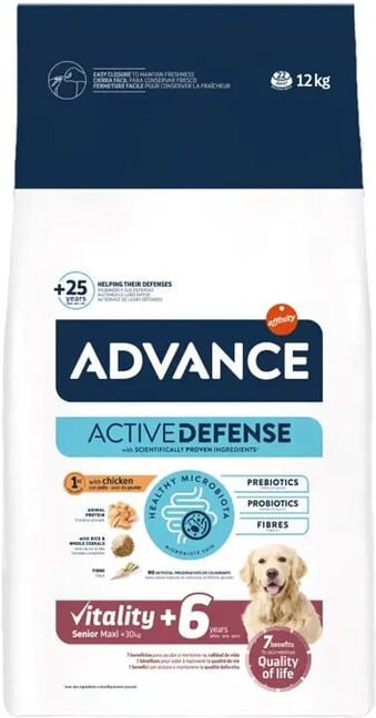 Advance Maxi Senior Frango E Arroz 12 Kg