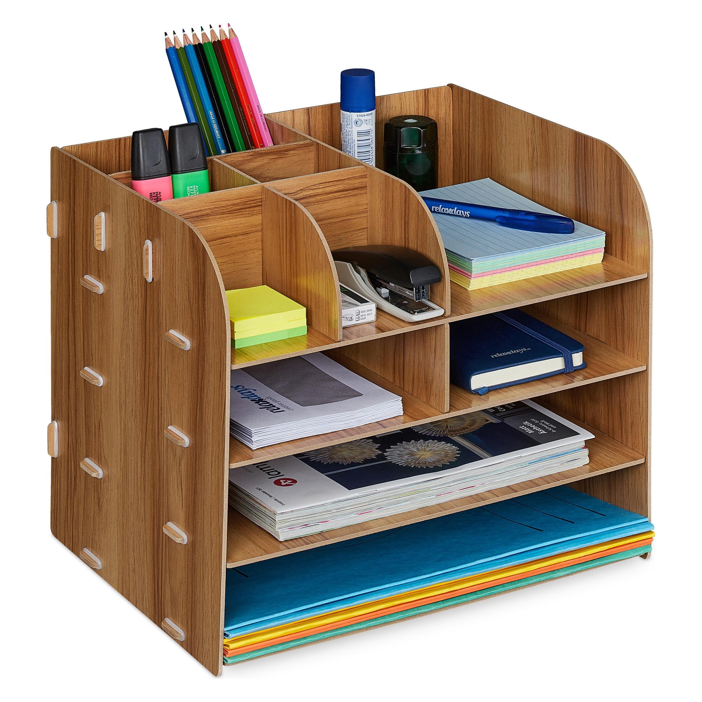 Relaxdays Schreibtisch Organizer (4052025982430)