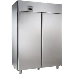 NordCap Alpeninox Umluft-Gewerbetiefkühlschrank TKU 1402 Comfort
