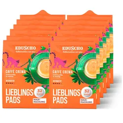 Eduscho Lieblingspads Caffè Crema - 12 x 32 Pads - Intensität: 4/5