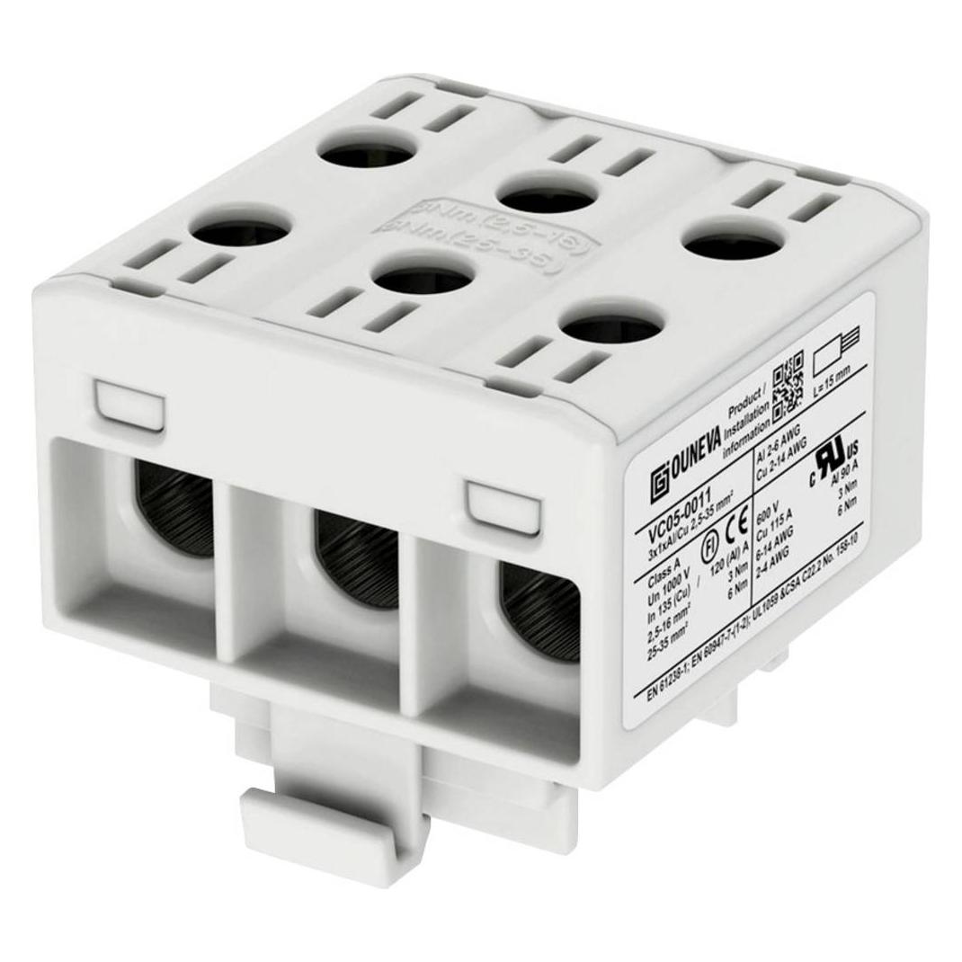 Ouneva Group VC05-0011 Verteilerblock Grau 1 St. (VC05-0011)