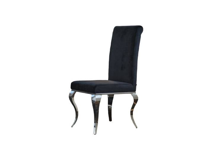 KAWOLA Esszimmerstuhl LEIA, Stuhl Barock Velvet verschiedene Farben
