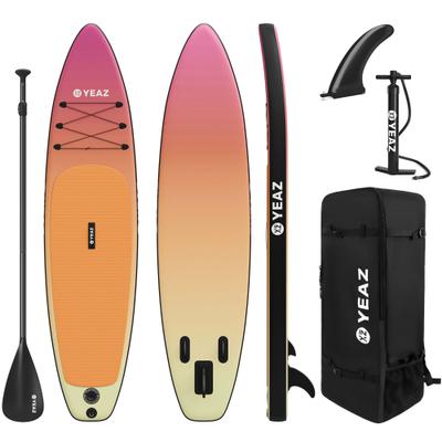 Inflatable SUP-Board YEAZ "SUP Board und Kit PARADISE BEACH - EXOTRACE - SET", orange, Wassersportboards