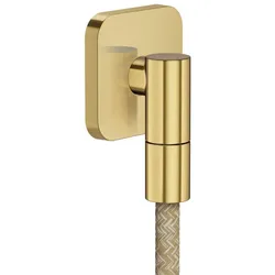 Hansgrohe Wandanschluss Axor Wall outlet Fine softsquare G1/2" brushed brass, 36739950 36739950