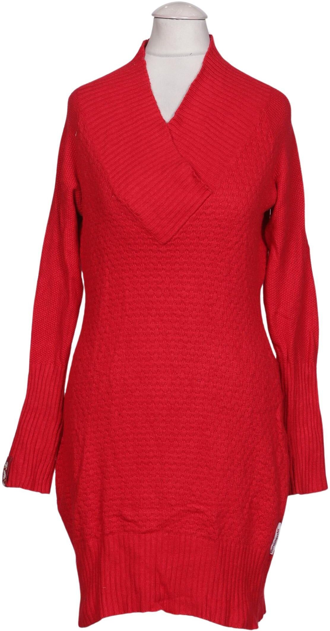Blutsgeschwister Damen Kleid, Rot, Gr. XS, Baumwolle / Viskose / Angorawolle - Second Hand