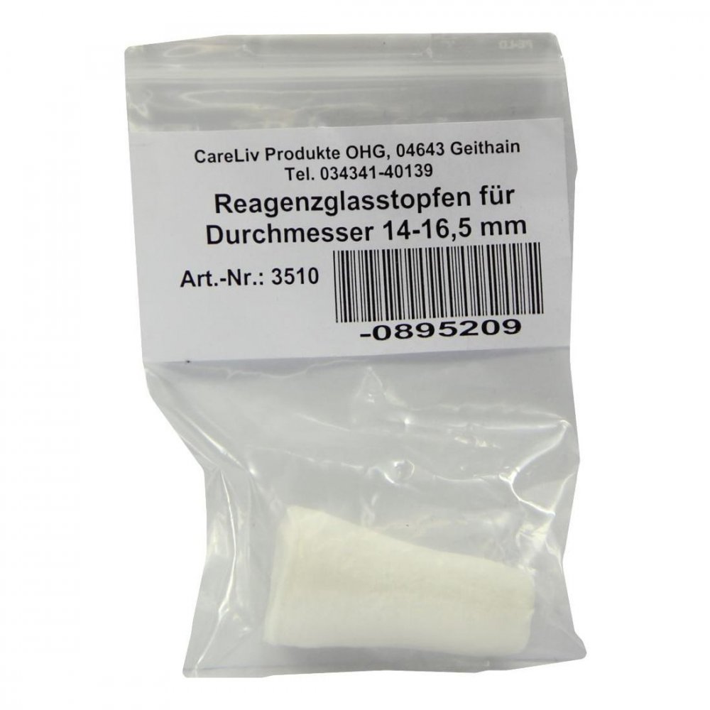 Careliv Produkte OHG Reagenzglas Stopfen 14-16,5 Mm Durchmesser 00895209