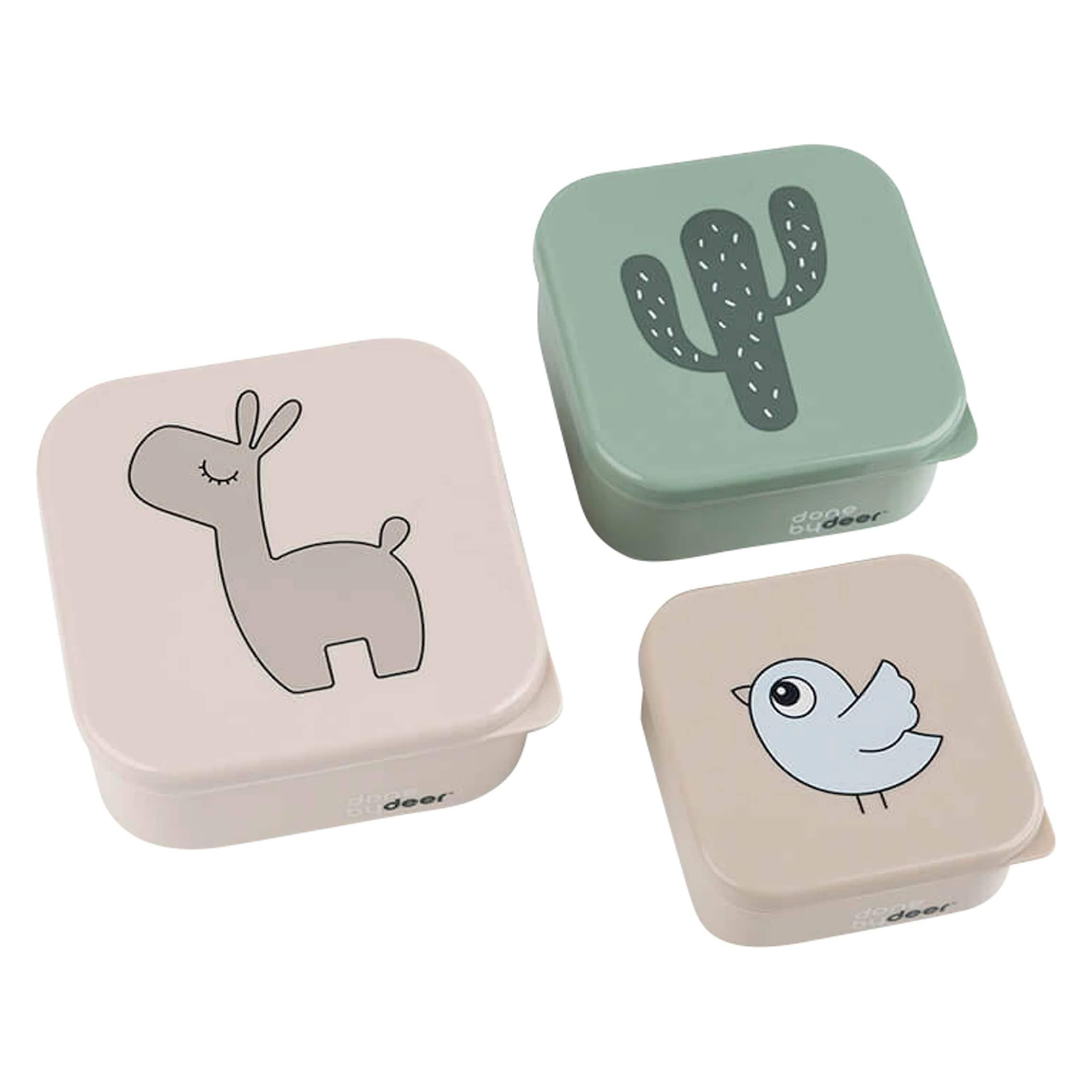 Done by Deer Snackbox-Set Lalee Sand Mischung 3-er Pack (1226319)