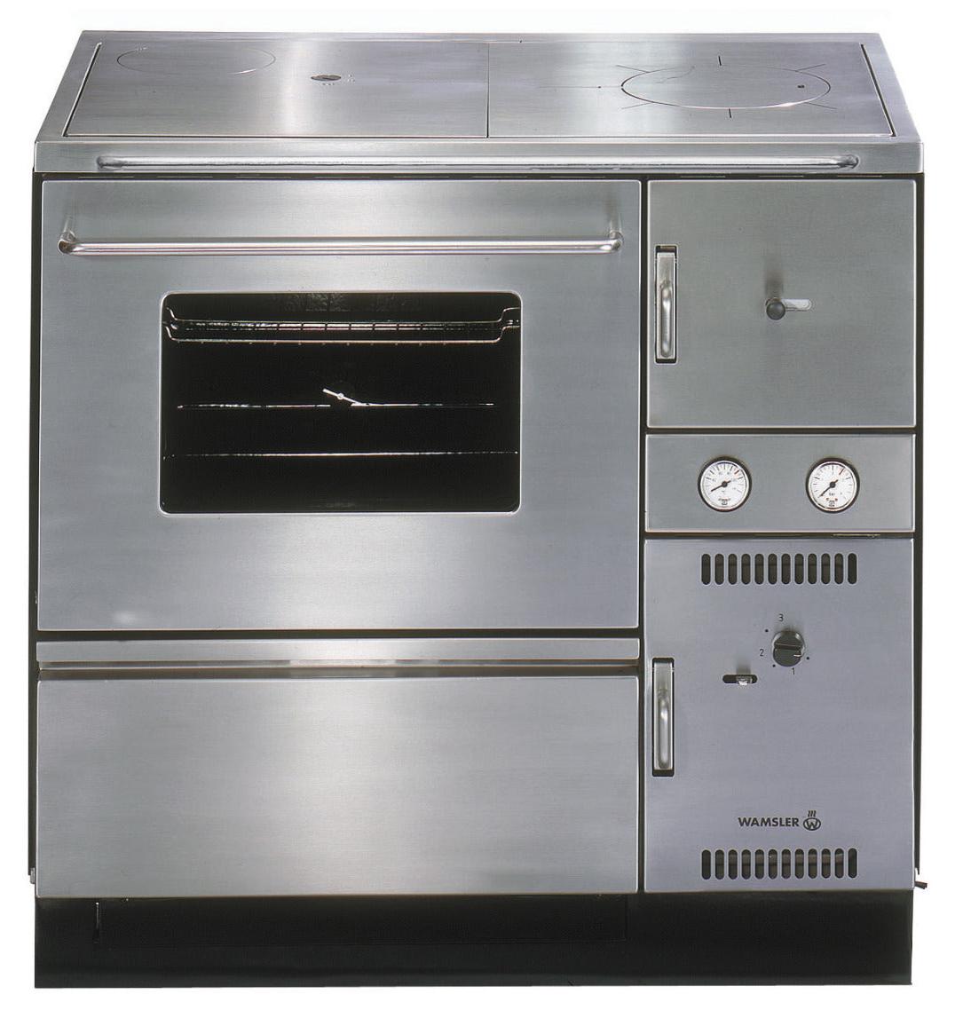 Wamsler wasserf. Küchenofen | K 148 CL | 23 kW | Edelstahl | links
