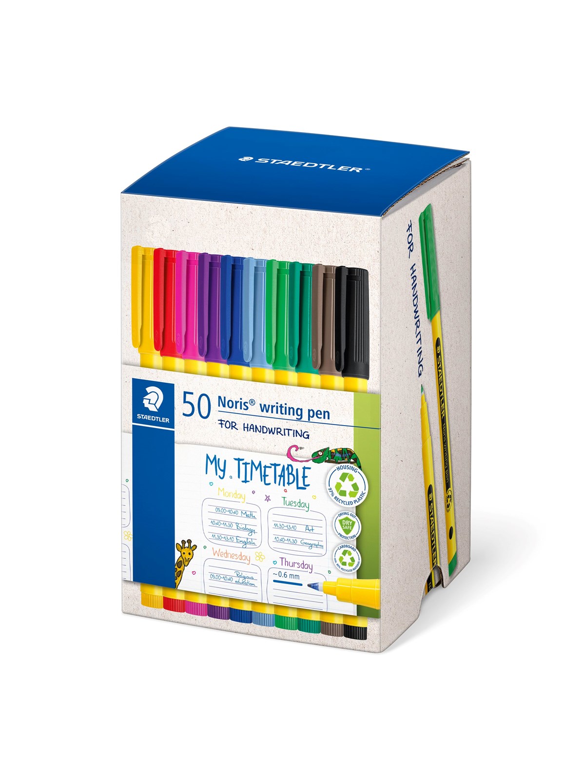 Staedtler Tub Fineliner Noris writing p 50pcs