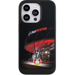 Nivocase Hülle für Apple iPhone 14 Pro Handyhülle NIVOcore Case Schwarz Bayer 04 Leverkusen Offizielles (Apple iPhone 14 Pro), Smartphone Hülle, Schwarz