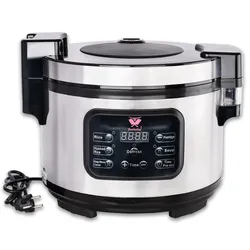 Beeketal Gastro Reis Kocher Garer Reiskocher Reiswärmer Reiskochtopf Kochen Porridge Multikocher Schnellkochtopf Warmhaltefunktion BRK-5