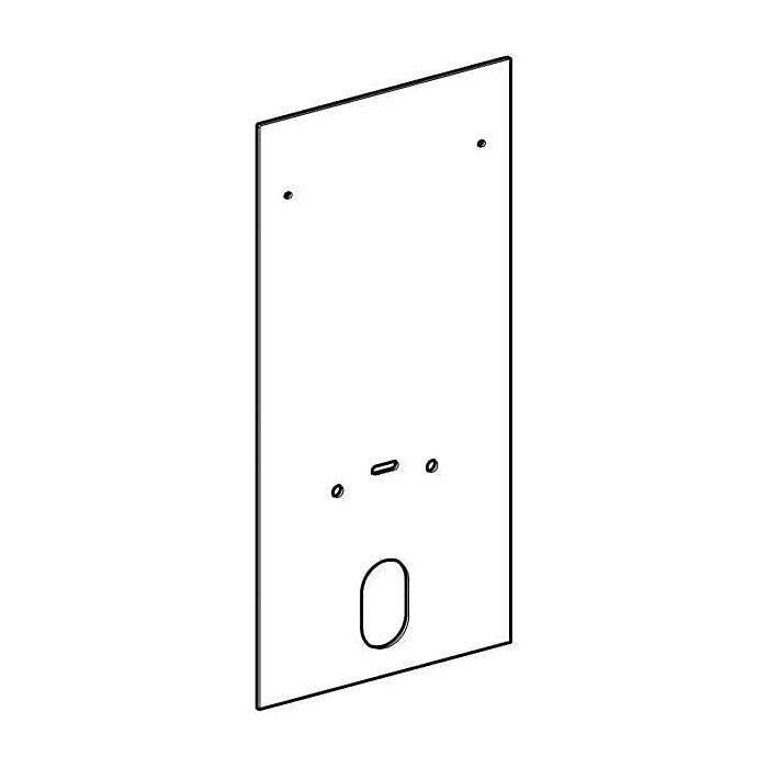 Geberit Frontverkleidung 242668SI1 für Wandbidet 101cm, Glas weiß, zu Sanitärmodul Monolith