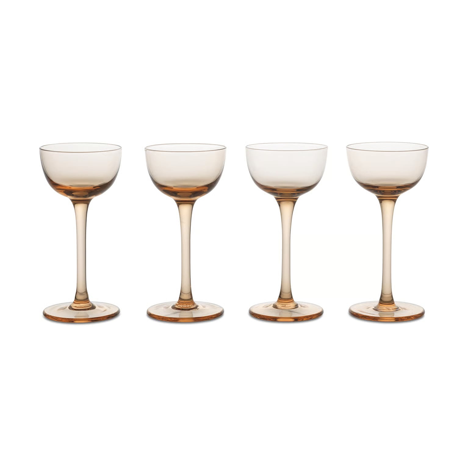Ferm Living Host likeurglas 4-pack Rood worden