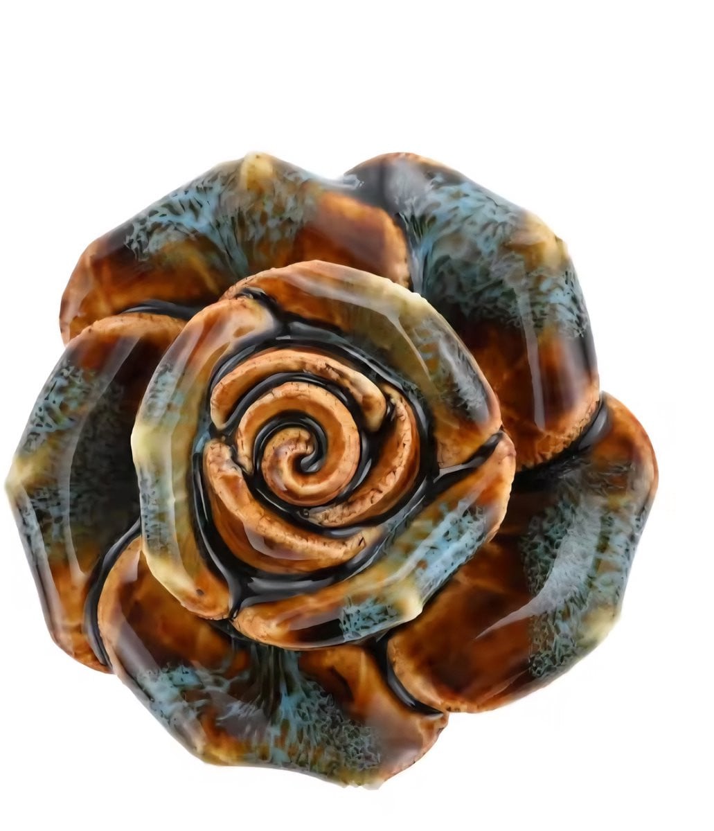 Knop deur en lade Roos Bruin & Blauw