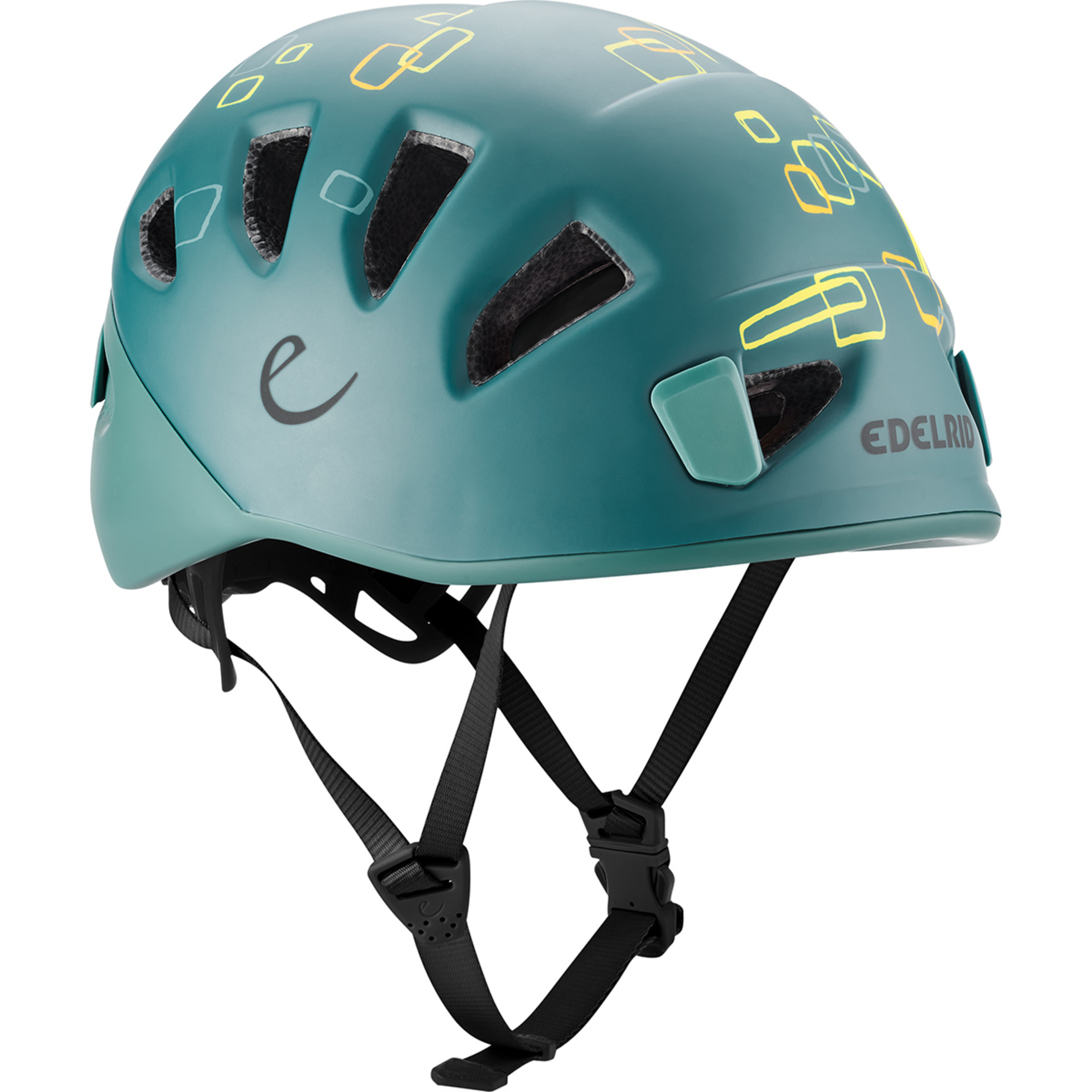 Edelrid Shield II Kletterhelm Kletterhelme tuerkis Größe 48-56CM Alpinklettern | Klettersteig | Sportklettern