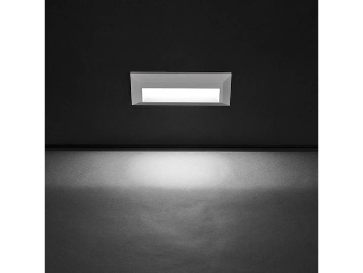 LEDS-C4 LED Außenwandleuchte Kössel, weiß / opal, Kunststoff, Modern, Wandlampe